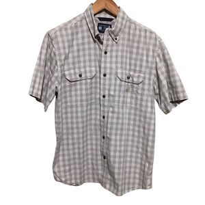 Carhartt Loose Fit Tan Cotton‎ Button Up Shirt L